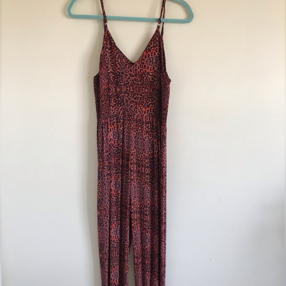 Angie Animal Print Jumpsuit NWT - Picture 3 of 9